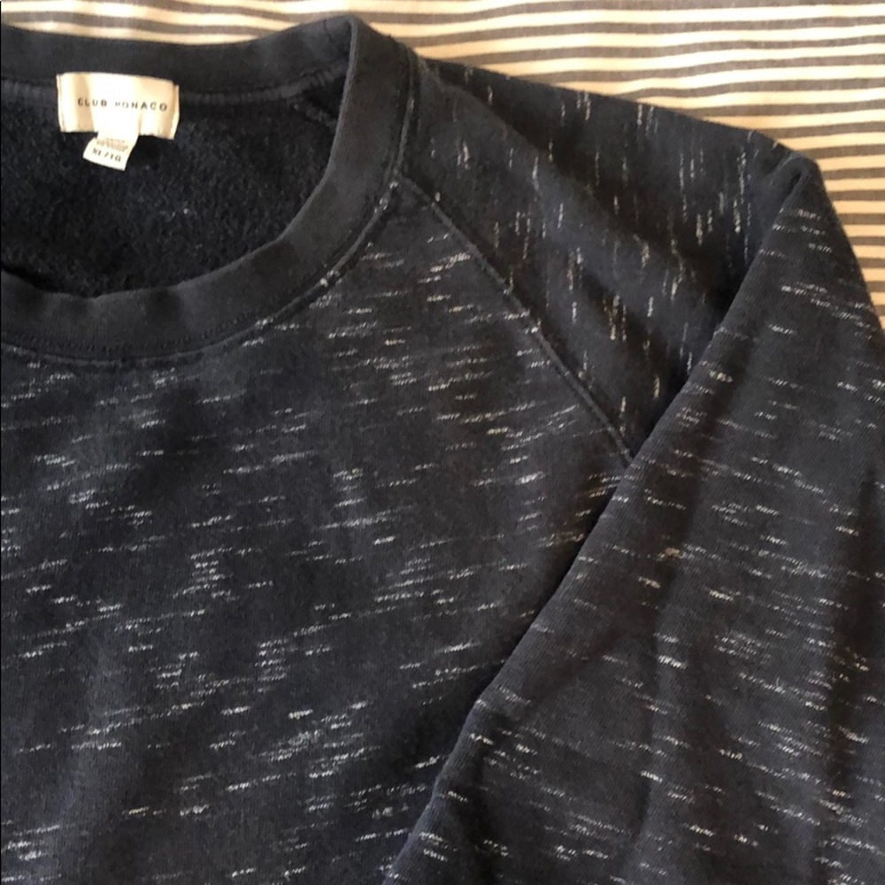 Club Monaco - navy blue crew neck sweatshirt